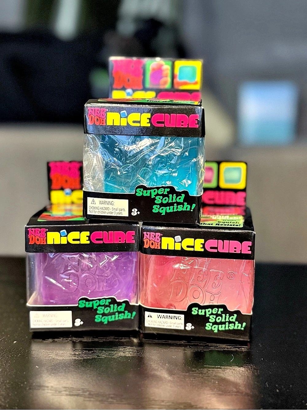 NeeDoh Nice Cube Squish Toy Set NWT (x2)